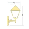 1L Antique Outdoor Lantern Coastal Light