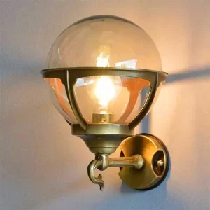 1L Globe Outdoor Lantern Wall Light