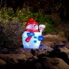 Acrylic Snowman Outdoor Christmas Decoration