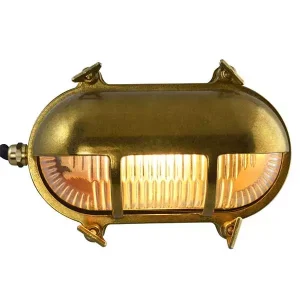 Brass Eyelid Coastal Wall Light