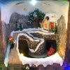 Christmas Musical Mountain Village Scene Decoration