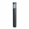 Garden bollard light in graphite colour