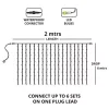 LED Curtain Lights Measurements