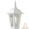 Matt White Outdoor Wall Light