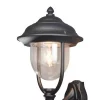 PIR Matt Black Outdoor Wall Light