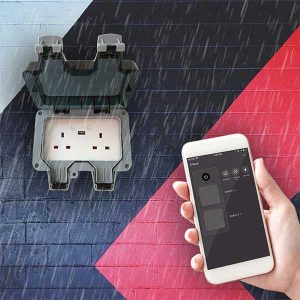 WATERPROOF 13A WiFi Twin Wall Sockets with 2 USB Ports 6