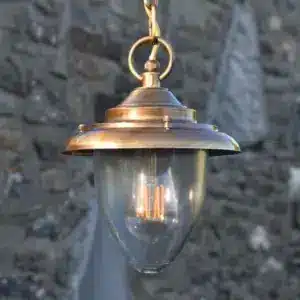 Solid Brass Outdoor Hanging Lantern