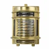 Solid Brass Ribbed Glass Coastal Light