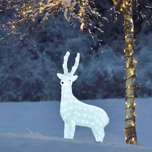 LED acrylic reindeer 105CM for outdoor Christmas decorations