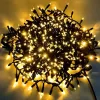 600 LED Cluster Christmas Lights Warm White