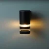 1L Black Outdoor Wall Light