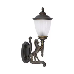 1L Left Horse Garden Wall Light