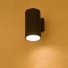 Outdoor wall light in black colour