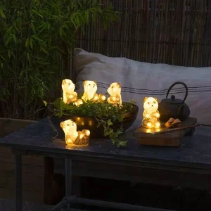 LED Acrylic Panda Set Outdoor Decor