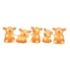 LED Acrylic Pigs Set Outdoor Decor