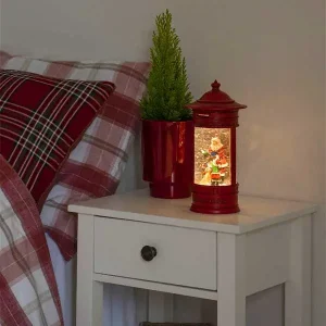 Water Lantern Mail Box Christmas Table Top Decoration