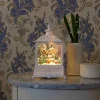 Water lantern small Santa for indoor Christmas tabletop decorations