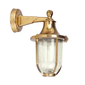 Brass Down Coastal Wall Light