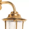 Brass Down Outdoor Wall Light