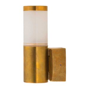 Brass Outdoor Wall Spot Light | Coastal Lights | Outdoor Lights Ireland