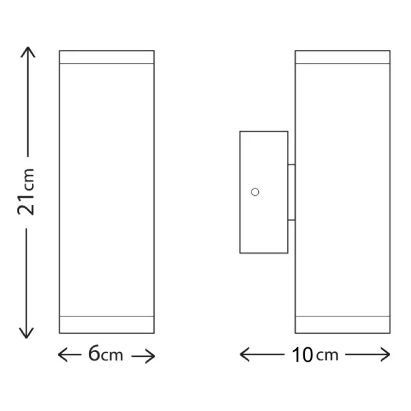 Outdoor Wall Light Spot Dimensions