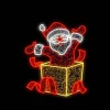 LED Santa Gift Box Christmas Decoration