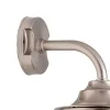 Nickel Plated Coastal Outdoor Wall Light