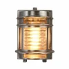 Nickel Plated Outdoor Coastal Wall Light