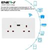 Smart WiFi Double Socket With USB