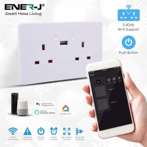 Smart WiFi Double Socket With USB