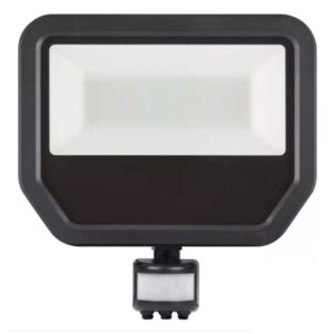 Outdoor Sensor-Activated Floodlight Black 50W