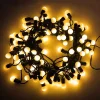 LED cherry bulb battery Christmas string lights with 100 LEDs for indoor and outdoor use