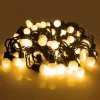 LED cherry bulb battery Christmas string lights with 100 LEDs for indoor and outdoor use