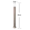 Nickel plated brass bollard light | Coastal lights | Outdoor lights