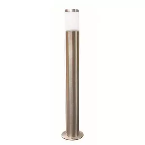 Solid Brass Nickel Plated Bollard Light | Outdoor Lights