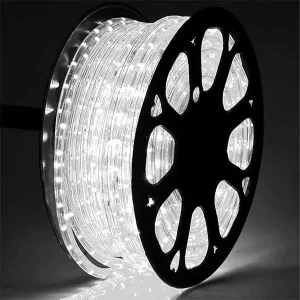 Ice White LED Rope Light 50Mtr Roll