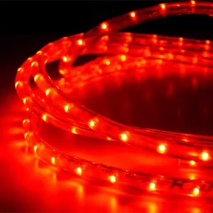 Red LED Rope Light 50Mtr Roll