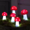 Garden Decorative LED Acrylic Mushrooms