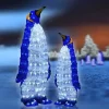 Garden Decorative LED Acrylic Penguin Feature