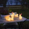 Garden Decorative LED Acrylic Rabbits