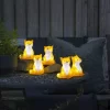 LED Acrylic Foxes for Garden Decoration