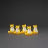 LED Acrylic Foxes for Garden Decoration