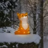 LED Acrylic Fox 27CM For Garden Decoration