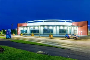 National Aquatic Centre Outdoor Colour Changing Lights