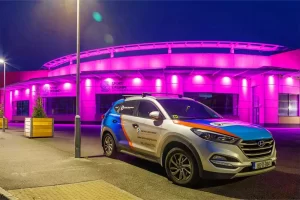 National Aquatic Centre Outdoor Colour Changing Lights