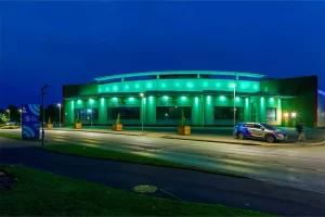 National Aquatic Centre Outdoor Colour Changing Lights