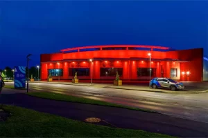 National Aquatic Centre Outdoor Colour Changing Lights