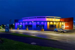 National Aquatic Centre Outdoor Colour Changing Lights