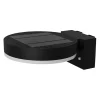 Solar Sensor Outdoor Wall Light in Black