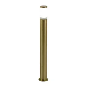 Antique Brass Outdoor Bollard Light